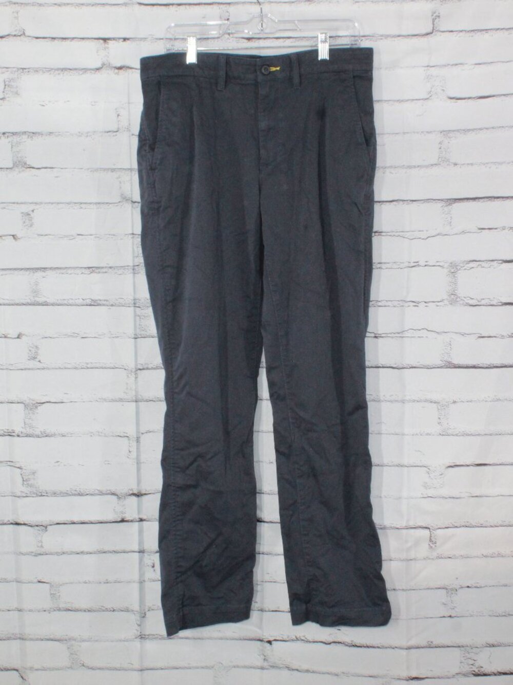 LL Bean Comfort Stretch Standard Fit Navy Coolmax Stretch Chino Pants 32x32